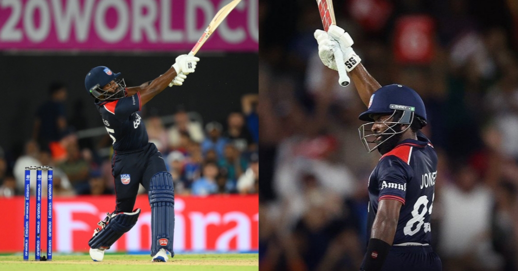 Aaron Jones Andries Gous USA vs Canada T20 World Cup 2024