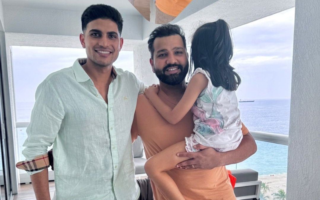 Shubman Gill Shares Photo with Rohit Sharma and Samaira Amid T20 World Cup Rumors