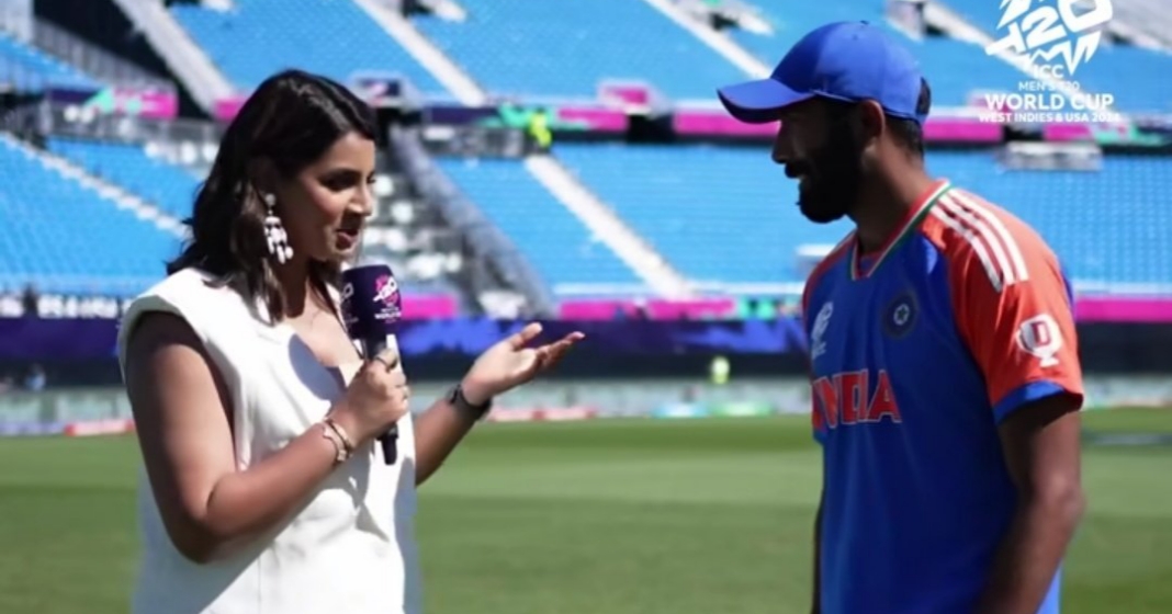 Sanjana Ganesan Jasprit Bumrah India vs Pakistan T20 World Cup 2024 interview
