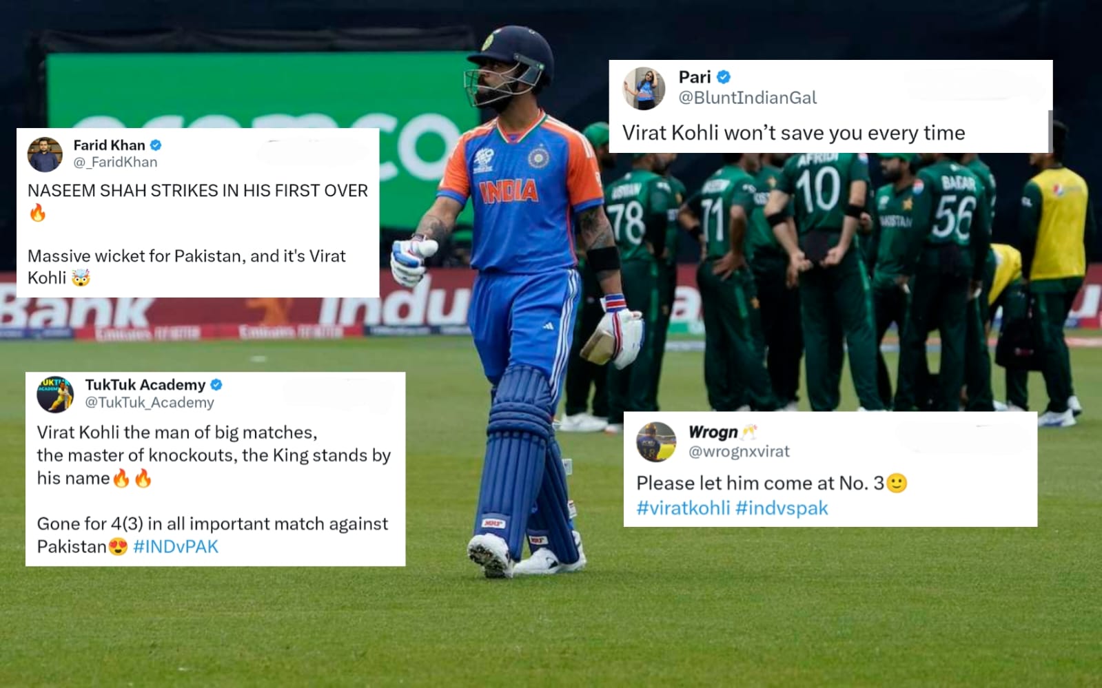 IND vs PAK: Twitter Brutally Trolls Virat Kohli and Rohit Sharma After Disappointing Performances Against Pakistan