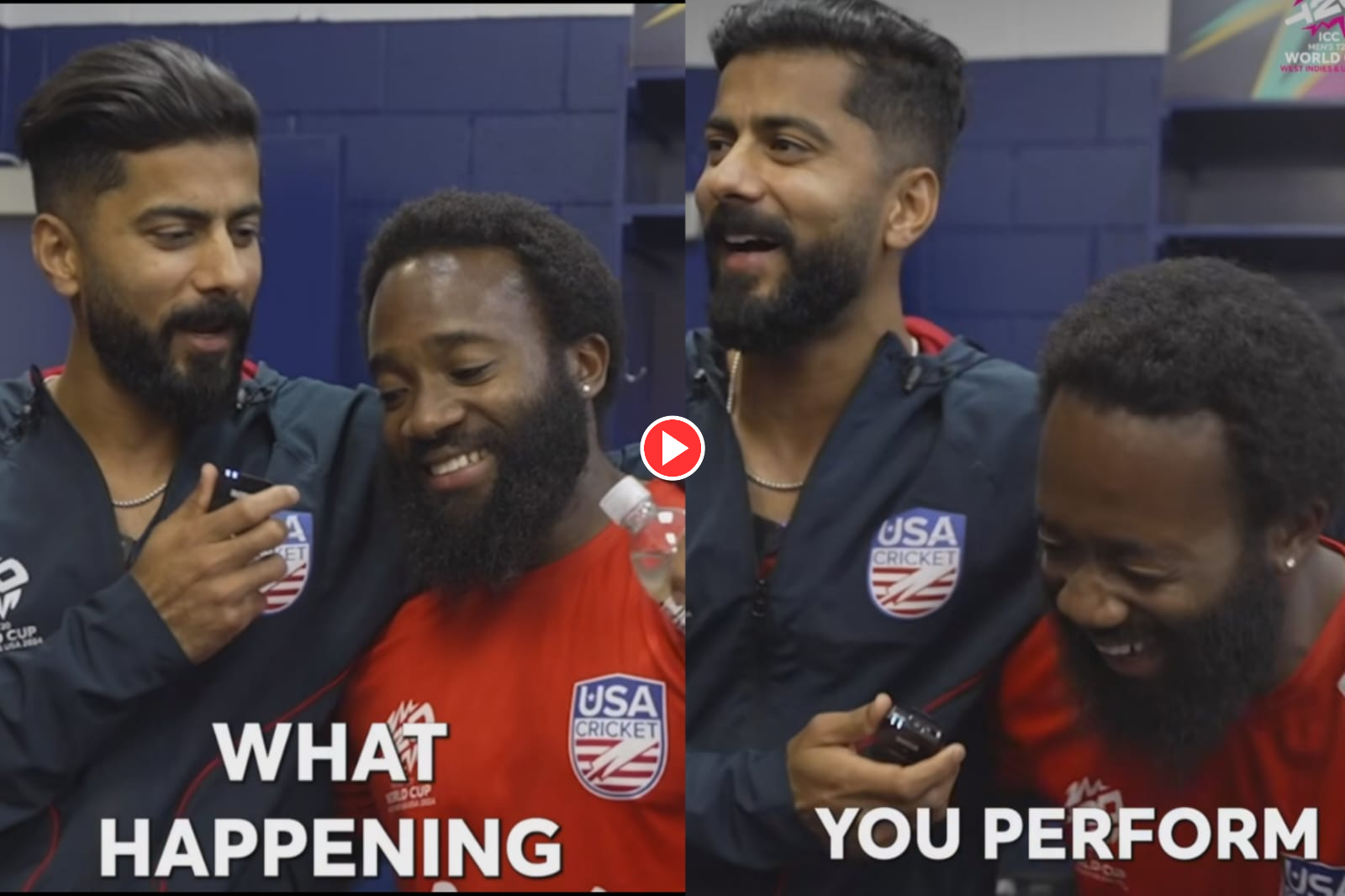 Watch: Aaron Jones and Ali Khan Recreate Andre Russell's Viral Meme; West Indies Star Reacts