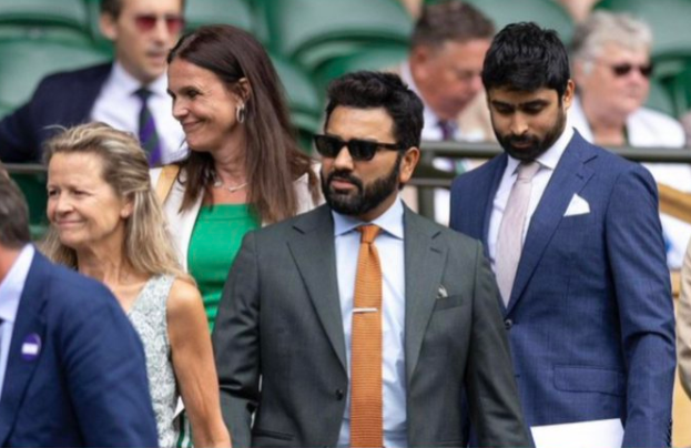 Rohit Sharma Enjoys Wimbledon 2024 in London After T20 World Cup Victory