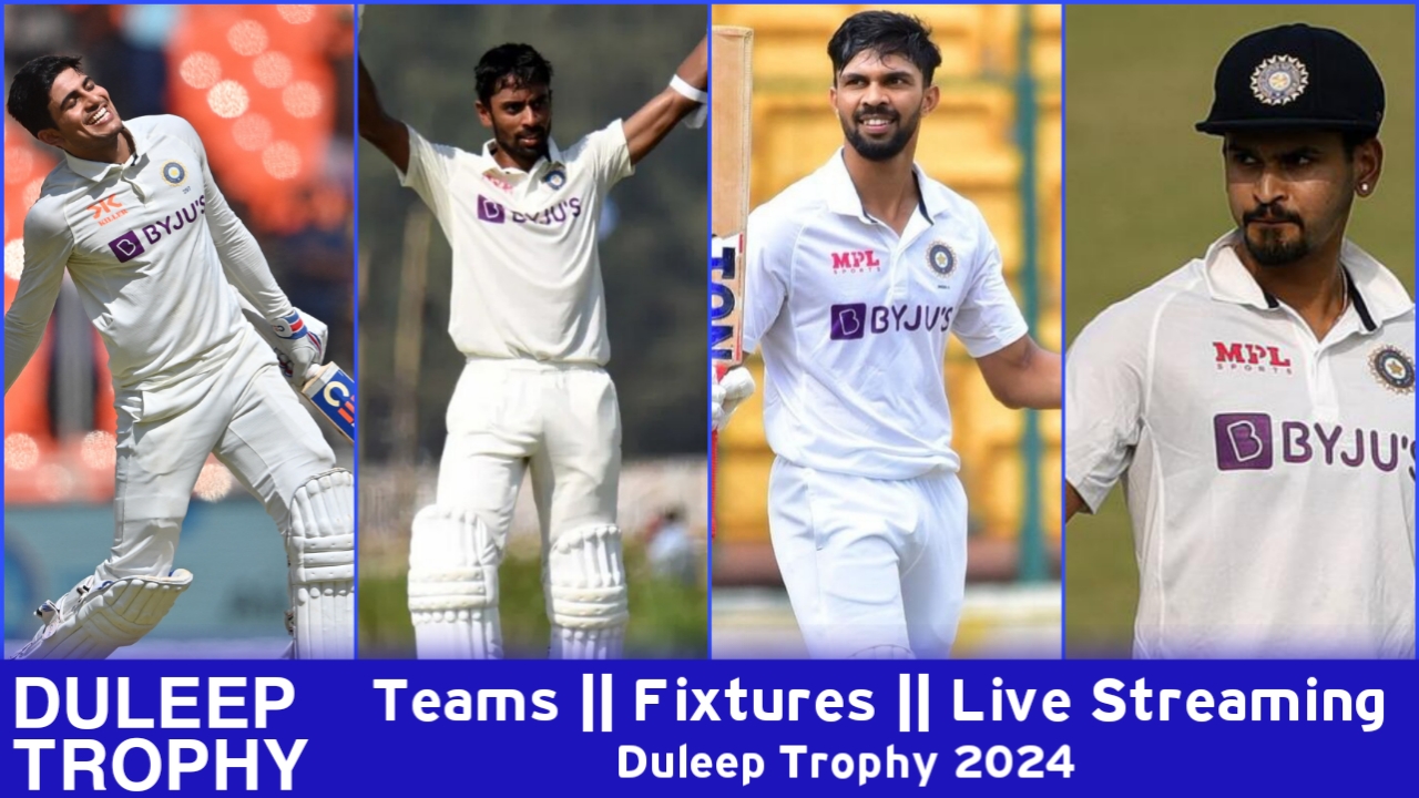 Duleep Trophy 2024 Teams List, Players, Live Streaming Free, Match Fixtures - CricTips Duleep Trophy 2024 Teams List, Players, Live Streaming Free, Match Fixtures