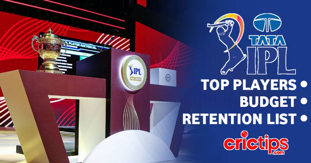 IPL 2025 Mega Auction Top Players List, Teams Budget and Retained Players List