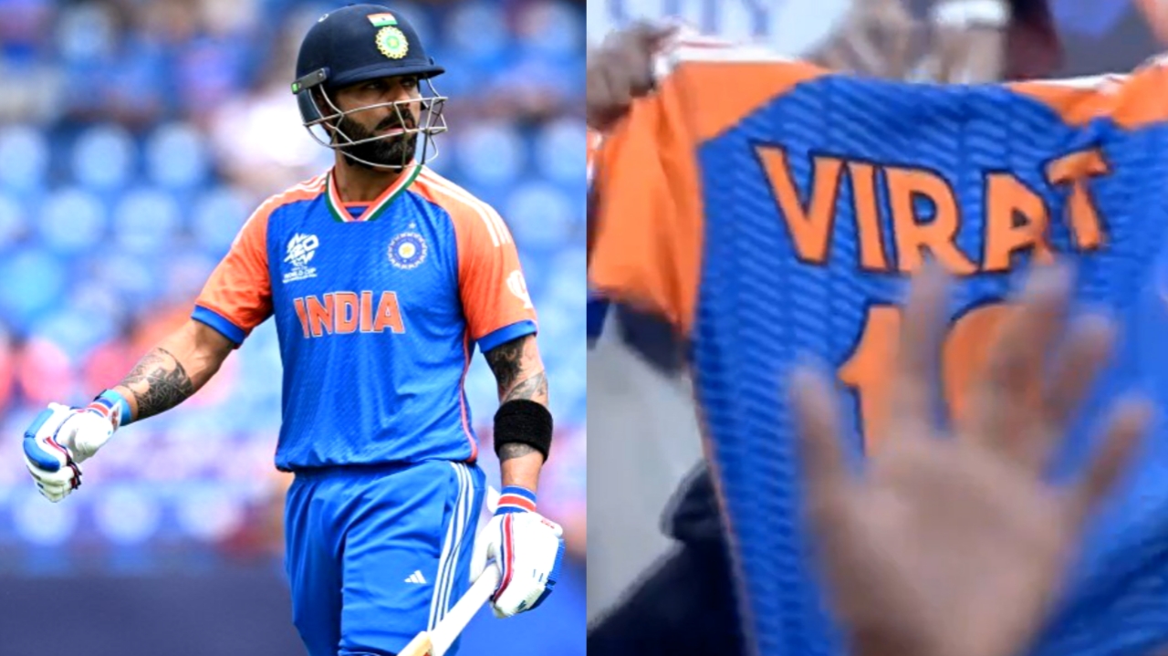 Virat Kohli jersey Pakistan Champion One Day Cup 2024 Match Babar Azam