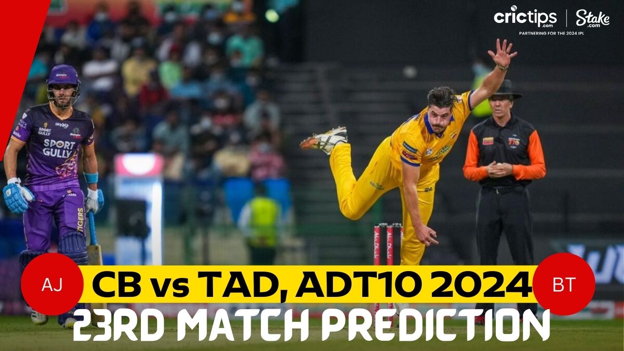 Chennai Braves vs Team Abu Dhabi, Today Match Prediction