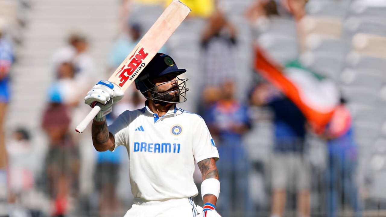 Virat Kohli scores century India vs Australia 1st Test 2024