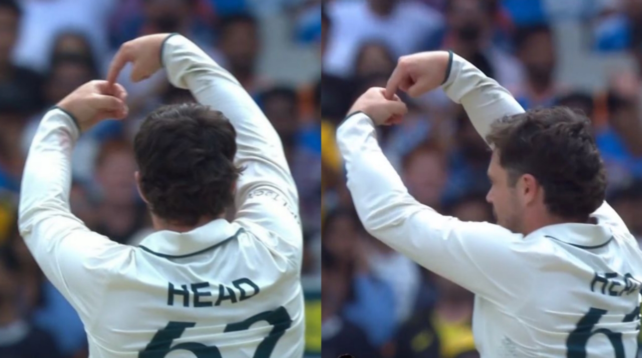 Travis Head Disrespectful Celebration India vs Australia 4th Test 2024 - CricTips Travis Head celebration