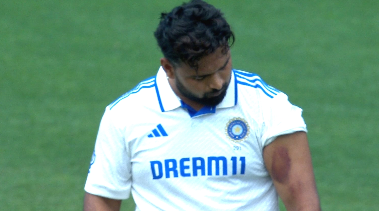 Rishabh Pant Tattoo Blow on his Bicep India vs Australia 5th Test 2025