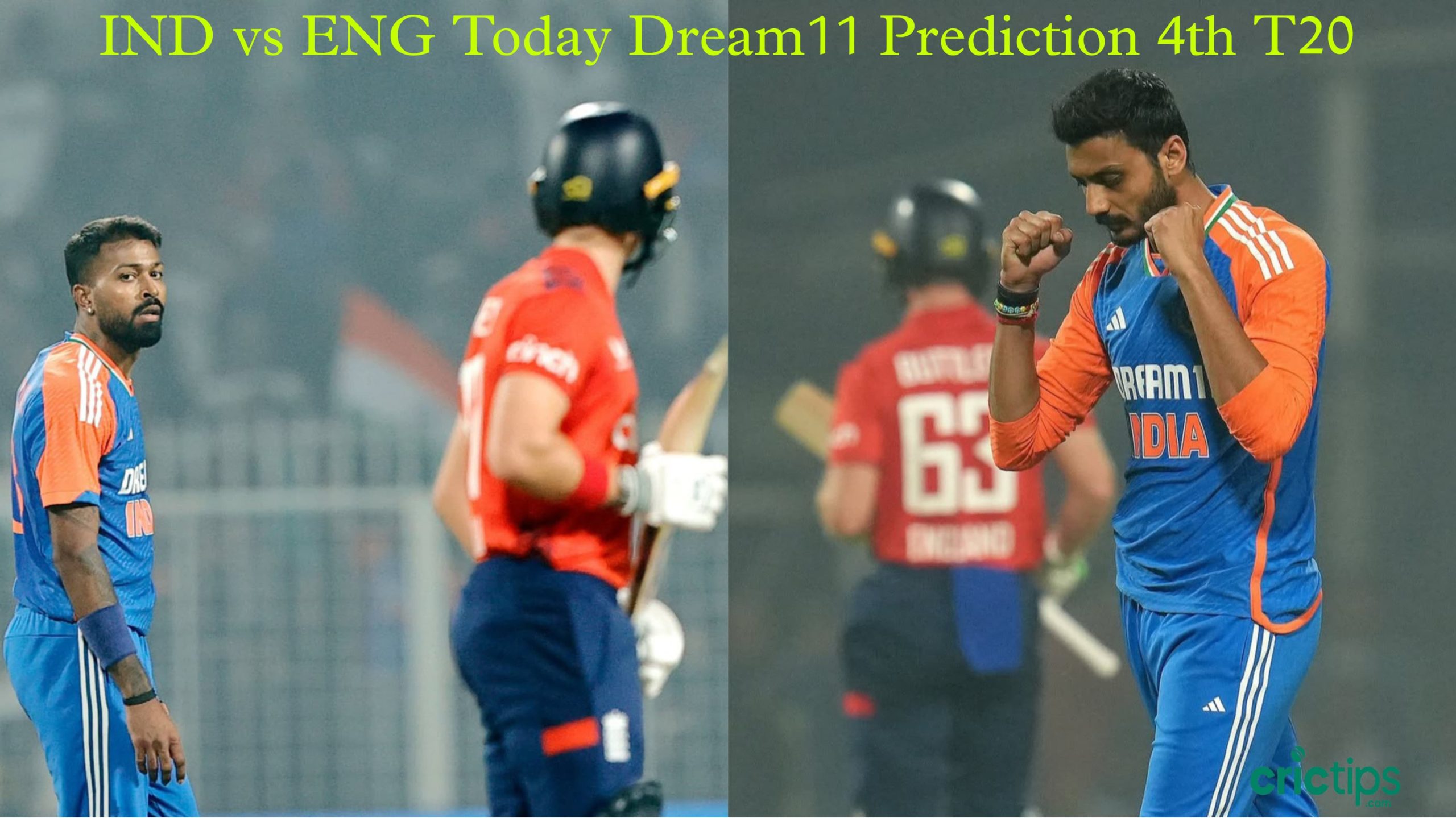 IND vs ENG Today Dream11 Prediction, Match-4, India vs England T20 Series 2025, jeetwinbet.com