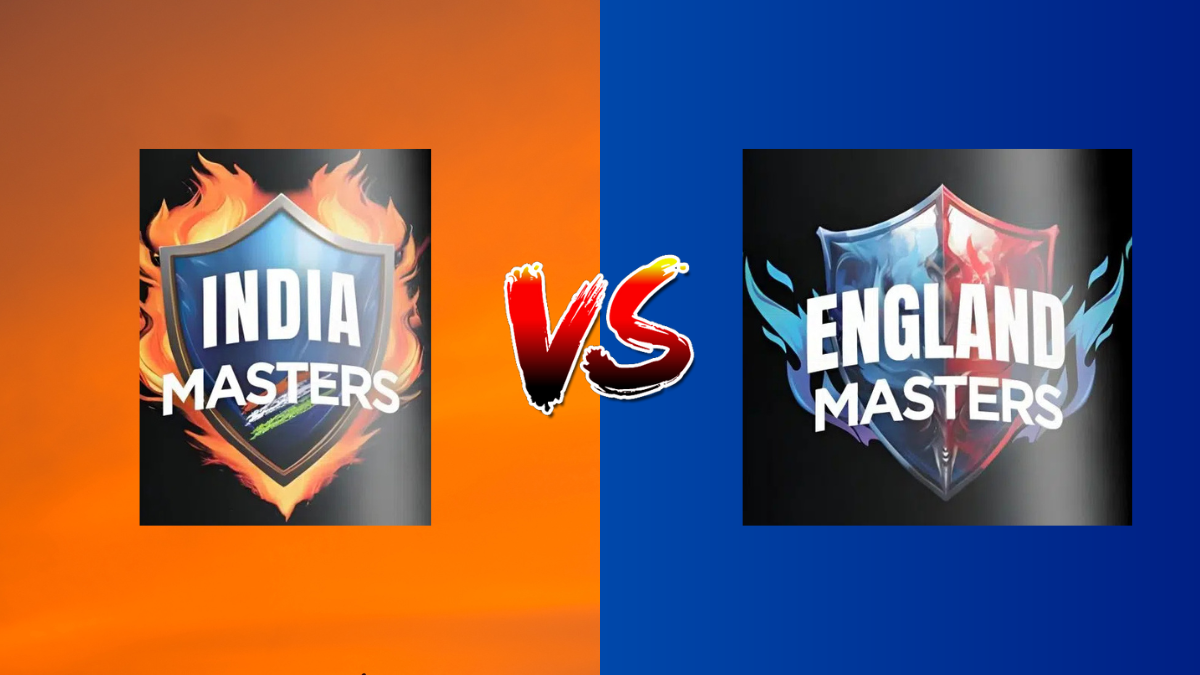 Stay tuned for live score and update of India Masters vs England Masters match