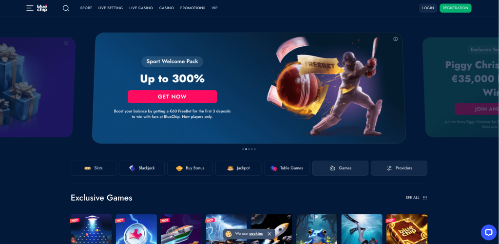 BlueChip online casino and sportsbook review
