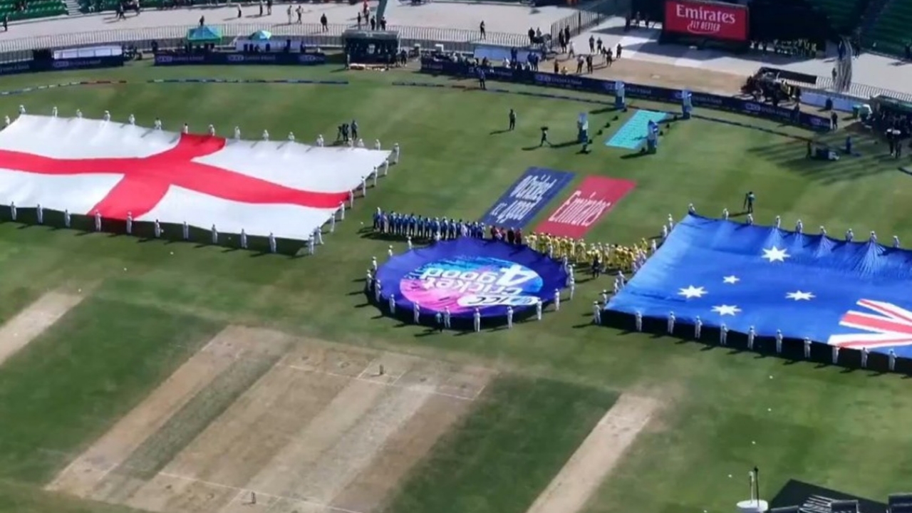 Stadium DJ played India national anthem during AUS vs ENG ICC Champions Trophy 2025