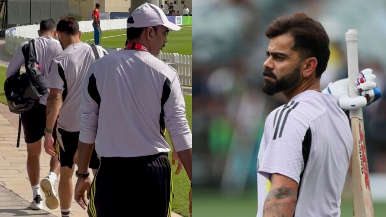 Virat Kohli arrive to training 3 hours before team ICC Champions Trophy 2025