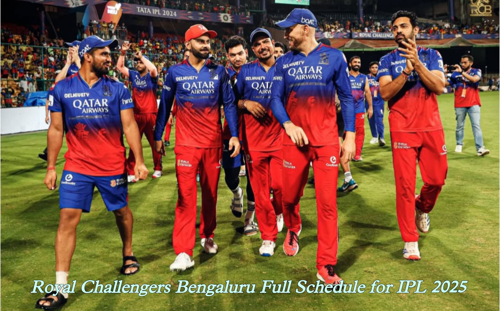 IPL 2025: Royal Challengers Bengaluru (RCB) Full Schedule, Match Timing, Home and Away Match Details