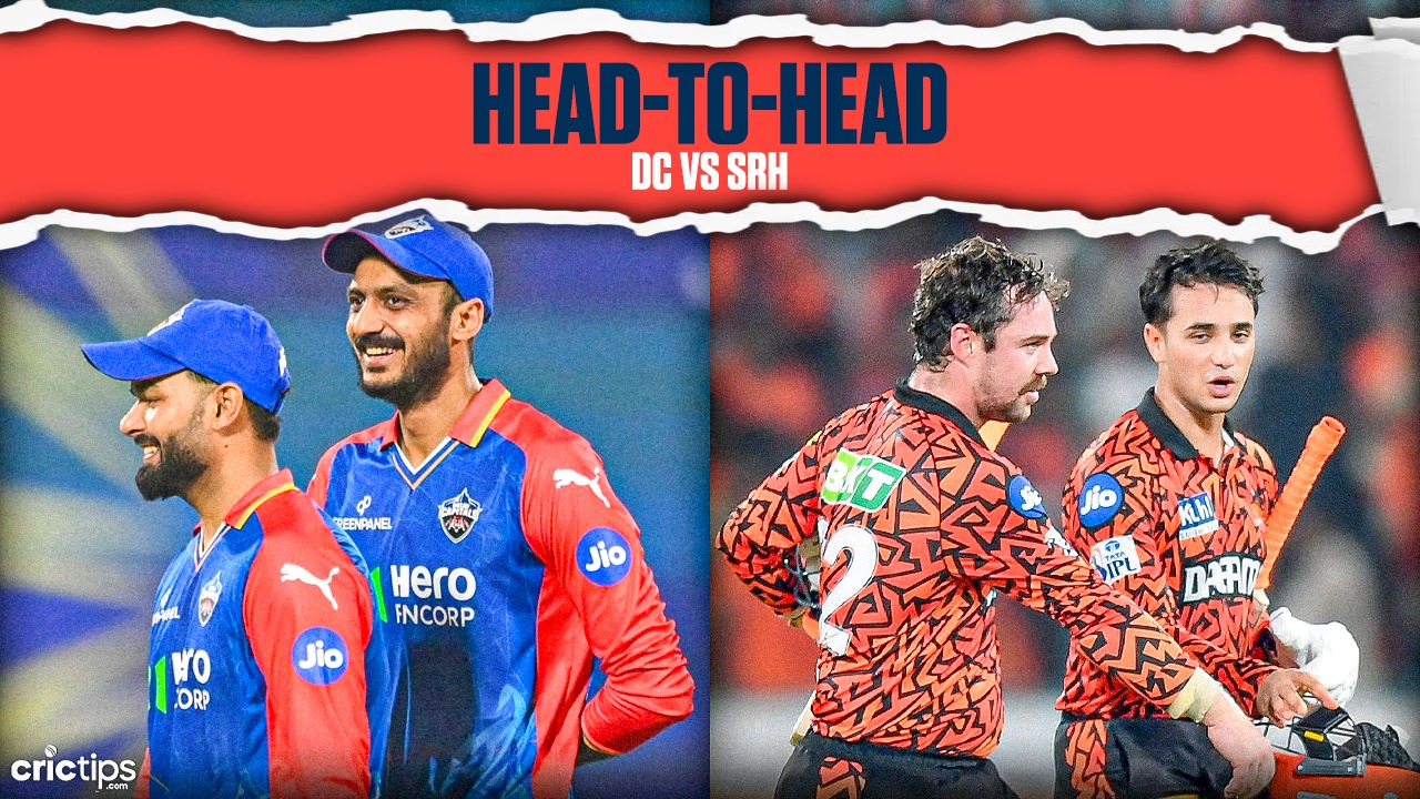 DC vs SRH head-to-head - CricTips HEAD-TO-HEAD IPL 2025: Delhi Capitals vs Sunrisers Hyderabad. | jeetwinbet.com