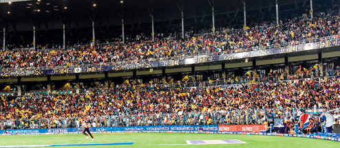 KKR Fans at Eden Garden