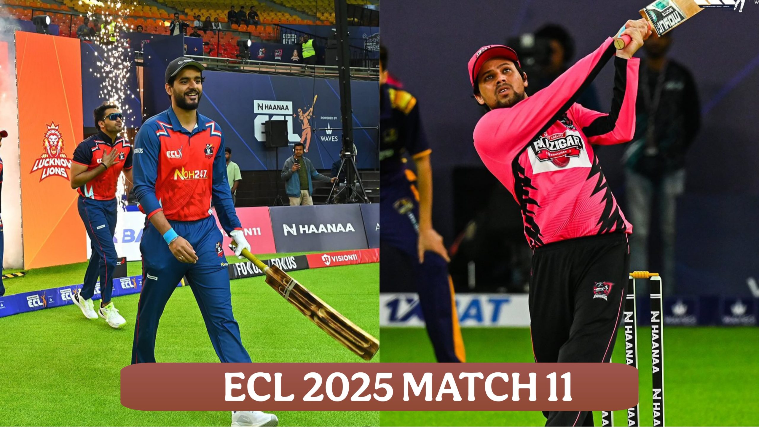 ECL 2025: Bangalore Bashers vs Rajasthan Rangers, Match 11 Abhishek Malhan vs Zayn Saifi Live Scores and Match Results