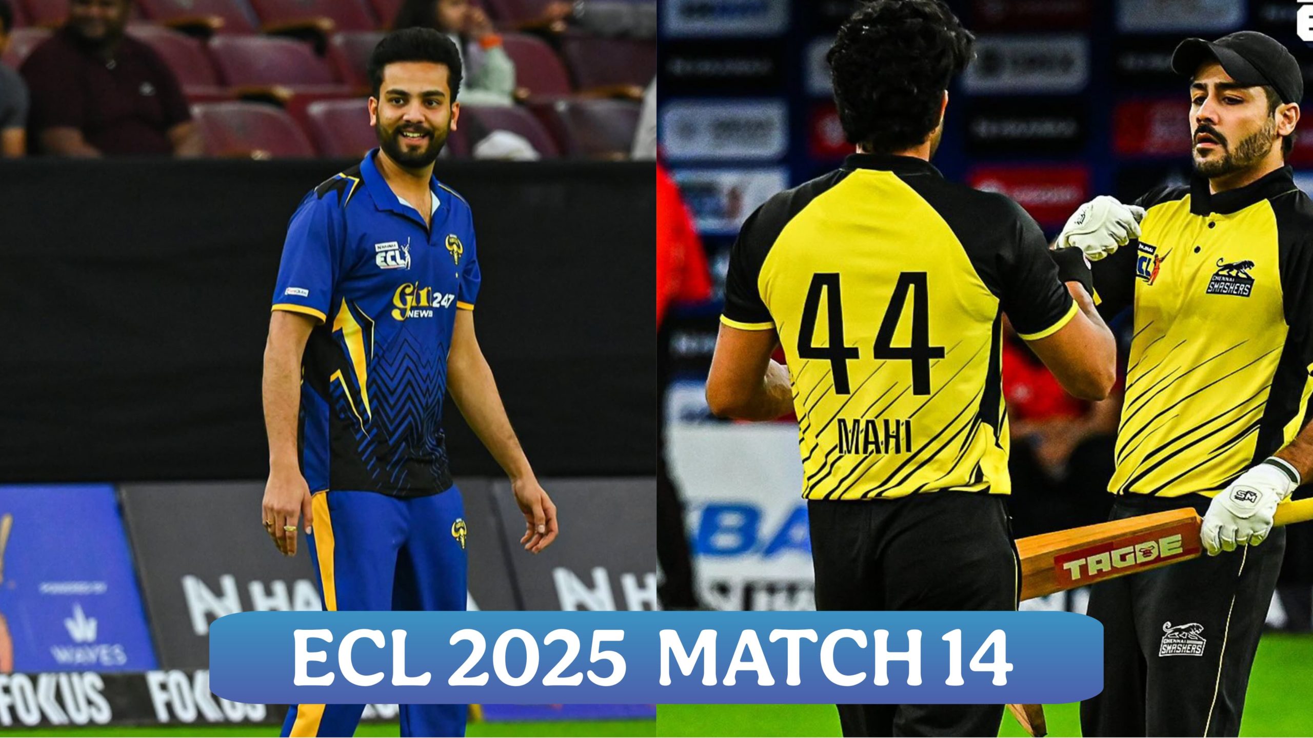 ECL 2025: Haryanvi Hunters vs Chennai Smashers, Match 14 Elvish Yadav vs Mahesh Keshwala Live Scores and Match Results