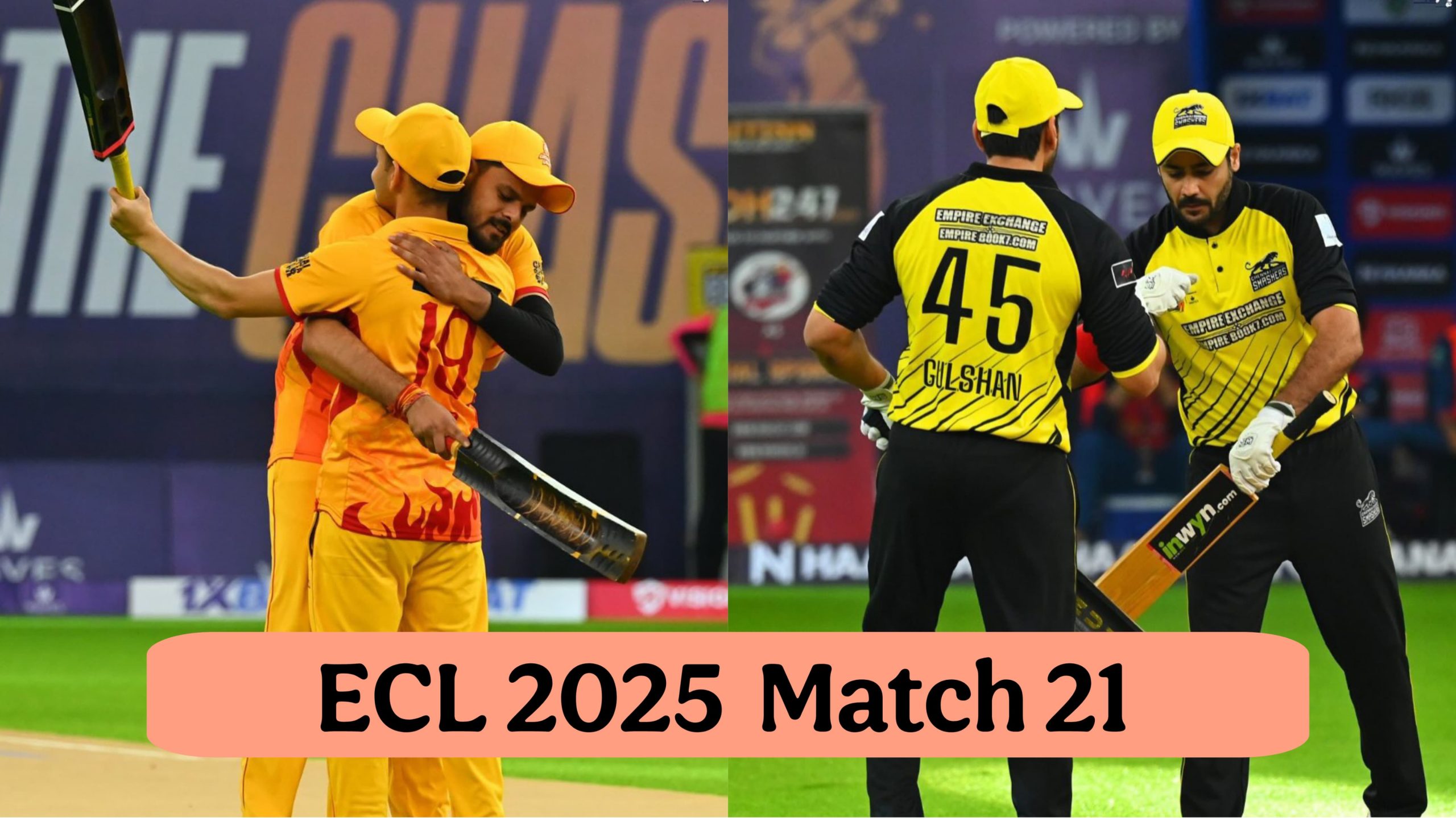 ECL 2025: Lucknow Lions vs Chennai Smashers, Match 21 Anurag Dwivedi vs Mahesh Keshwala Live Scores and Match Results