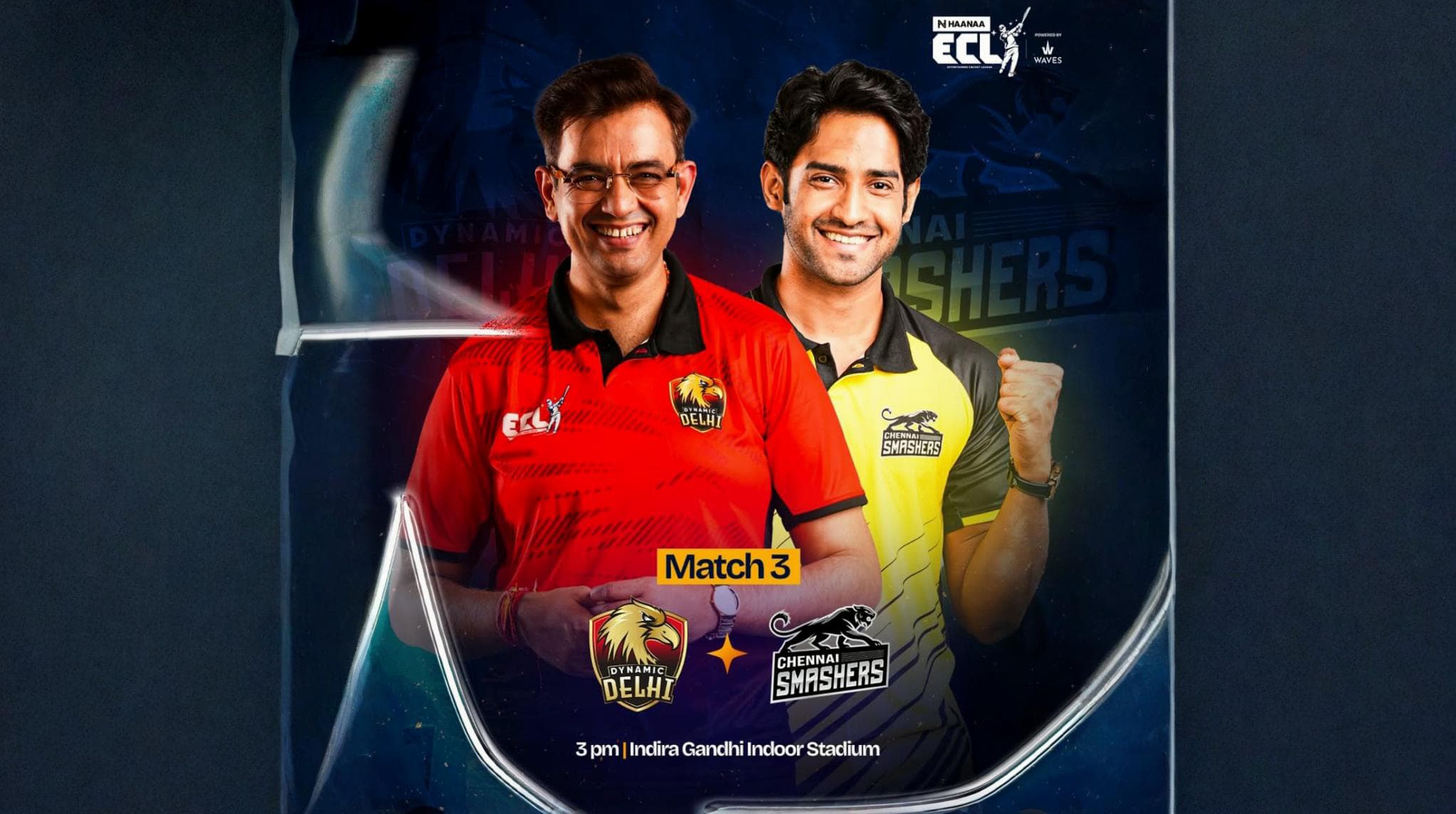 ECL 2025: Dynamic Delhi vs Chennai Smashers, Match 3 Gaurav Taneja vs Mahesh Keshwala Live Scores and Match Results - CricTips ECL 2025: Dynamic Delhi vs Chennai Smashers, Match 3 Gaurav Taneja vs Mahesh Keshwala Live Scores and Match Results