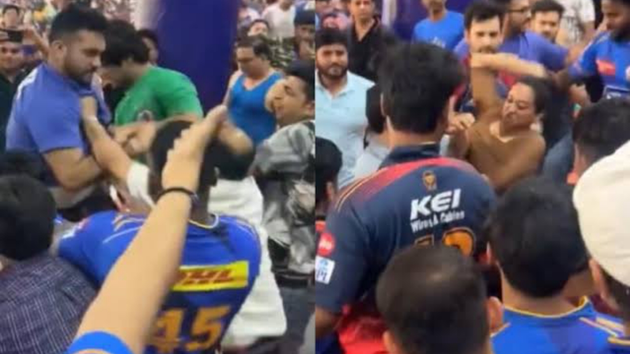 DC vs MI crowd fight IPL 2025 - CricTips DC vs MI crowd fight IPL 2025