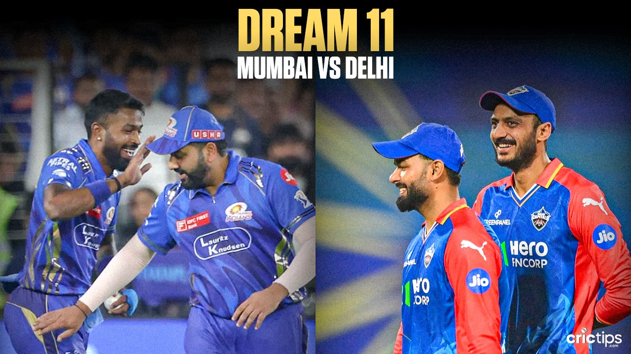 DC vs MI Today Dream11 Prediction, IPL 2025 Fantasy Cricket Tips, Playing XI Squad, and Pitch Report