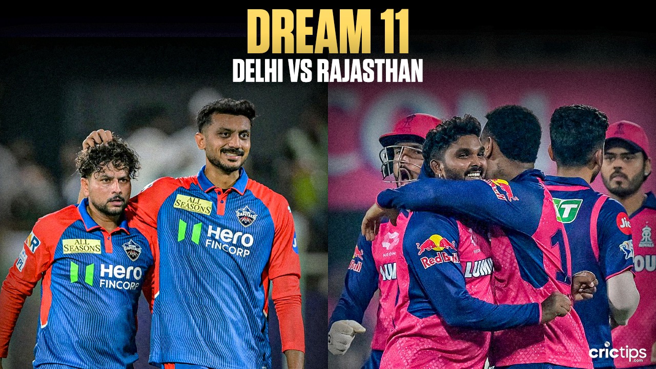 DC vs RR Today Dream11 Prediction, IPL 2025 Fantasy Cricket Tips, Playing XI Squad, and Pitch Report