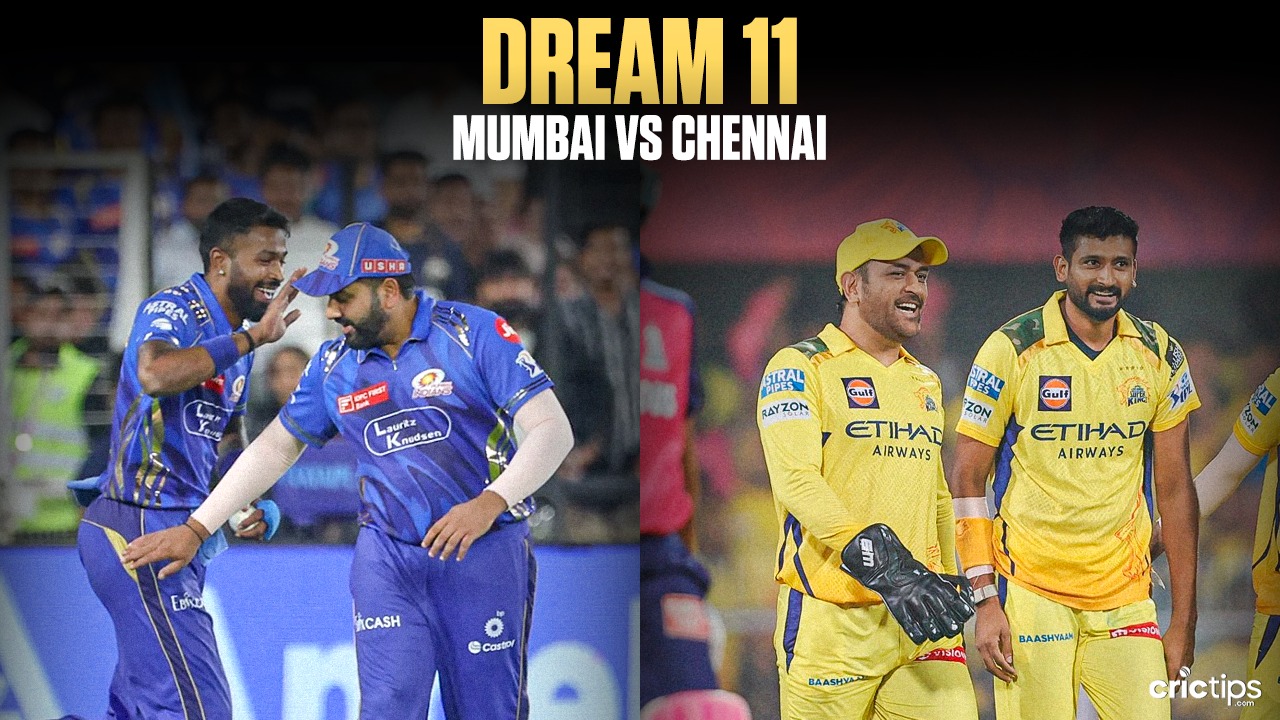 MI vs CSK Today Dream11 Prediction, IPL 2025 Fantasy Cricket Tips, Playing XI Squad, and Pitch Report