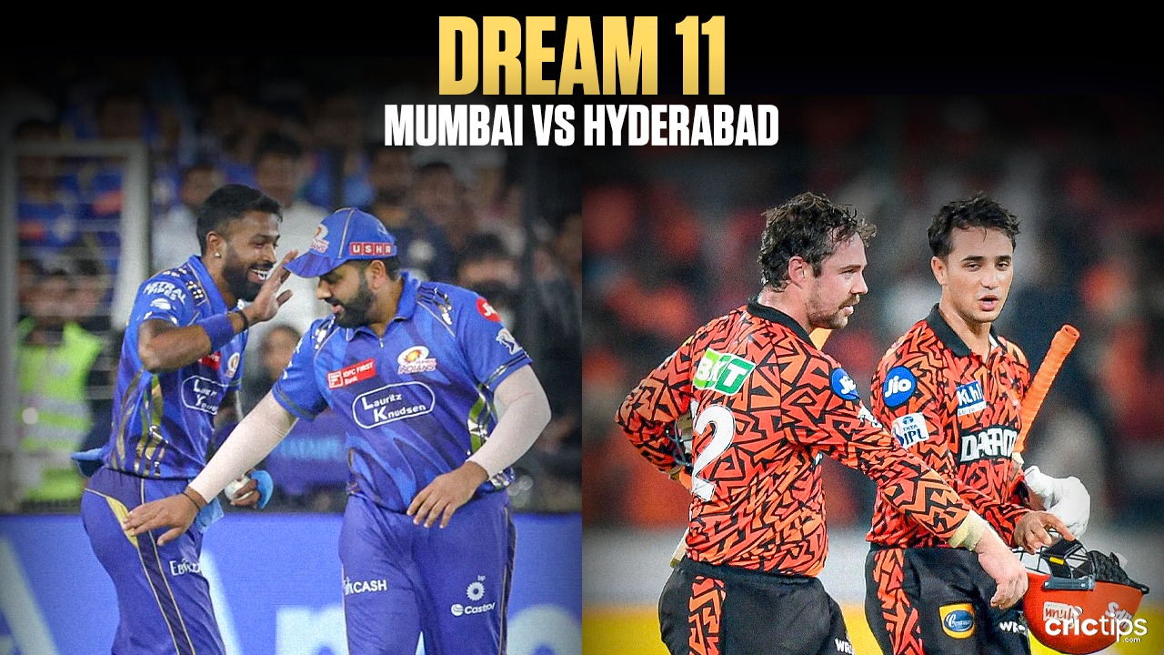 SRH vs MI Today Dream11 Prediction, IPL 2025 Fantasy Cricket Tips, Playing XI Squad, and Pitch Report