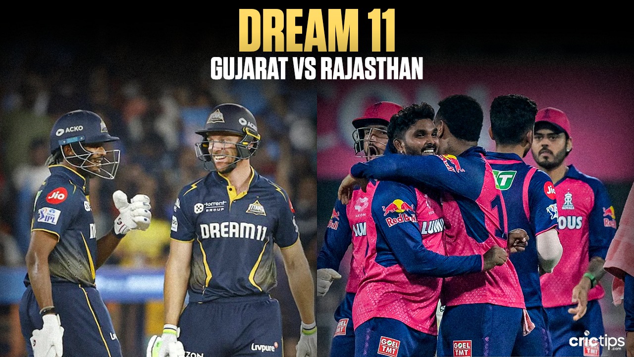 RR vs GT Today Dream11 Prediction, IPL 2025 Fantasy Cricket Tips, Playing XI Squad, and Pitch Report