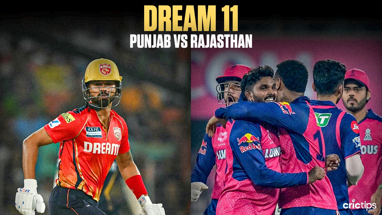 PBKS vs RR Today Dream11 Prediction, IPL 2025 Fantasy Cricket Tips, Playing XI Squad, and Pitch Report