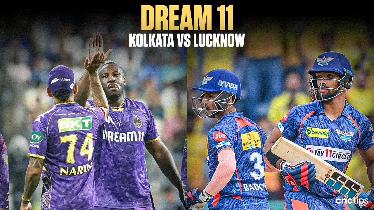 KKR vs LSG Today Dream11 Prediction, IPL 2025 Fantasy Cricket Tips, Playing XI Squad, and Pitch Report