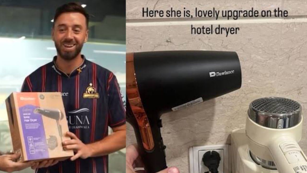 James Vince Hair Dryer Pakistan Super League PSL 2025