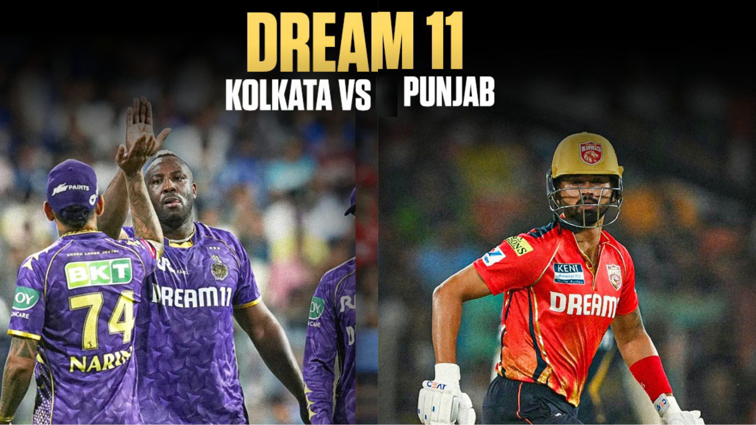 KKR vs PBKS Today Dream11 Prediction, IPL 2025 Fantasy Cricket Tips, Playing XI Squad, and Pitch Report