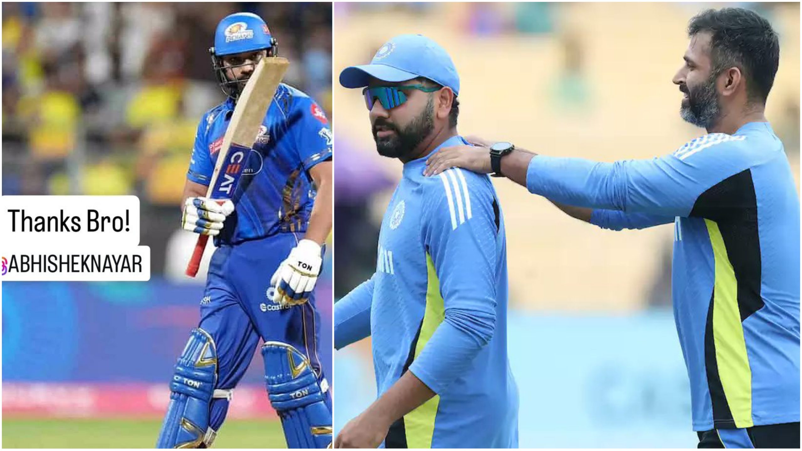 Rohit Sharma credit Abhishek Nayar Mumbai Indians vs Chennai Super Kings IPL 2025 - CricTips Rohit Sharma credit Abhishek Nayar Mumbai Indians vs Chennai Super Kings IPL 2025