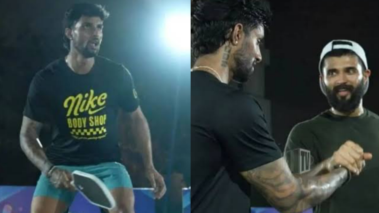 Tilak Varma Vijay Devarakonda play Pickleball IPL 2025 - CricTips Tilak Varma Vijay Devarakonda play Pickleball IPL 2025